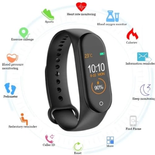 M6 Smart Watch - Heart Rate Monitor With Bluetooth