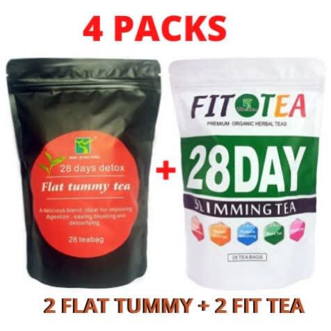 Slimming Tea + Flat Tummy Tea - 4packs