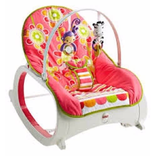 Special Infant-to-toddler Baby Rocker - Geo Curve Pink