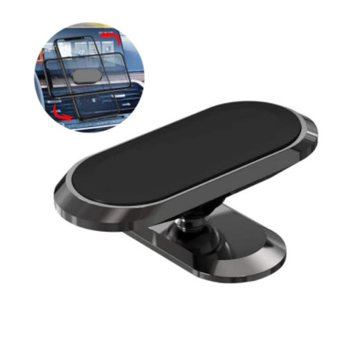 360 Degree Magnetic Rotation Holder Stand Mount - Black