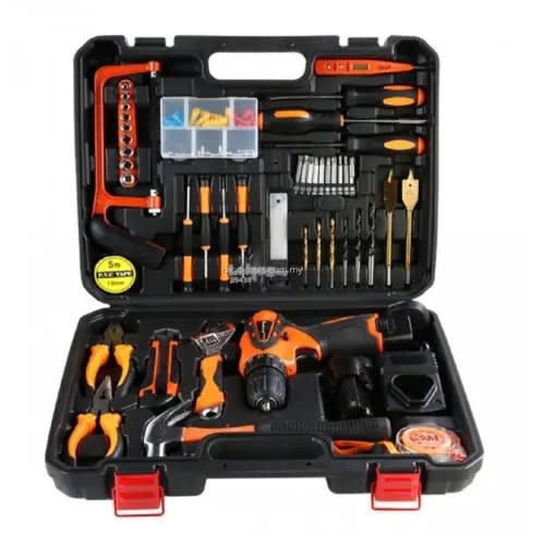 Tools Box With 12v Cordless Drill 10mm Machine