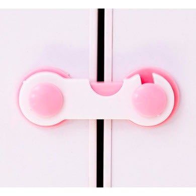Child Safety Regrigerator & Cabinet Baby Security Lock  Pink