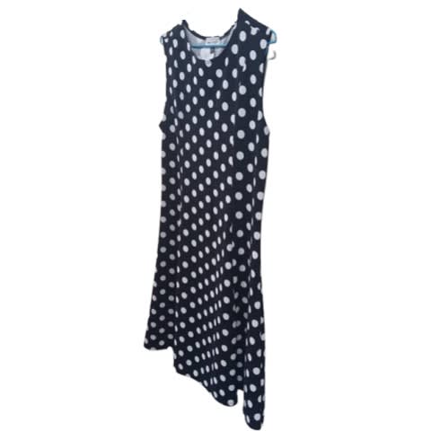 Flayed Poka Dots Mini Dress For Ladies