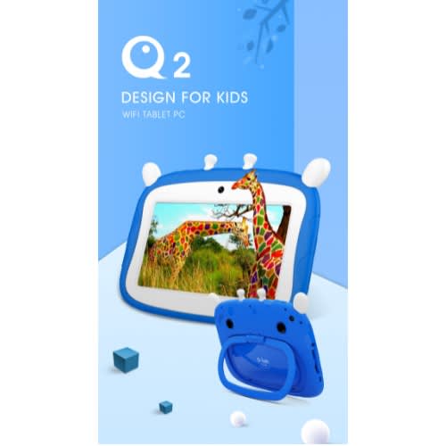 Kids Tablet - 16GB ROM - 1GB RAM - Dual Camera - Android 9.0 - 2800mAh -Blue