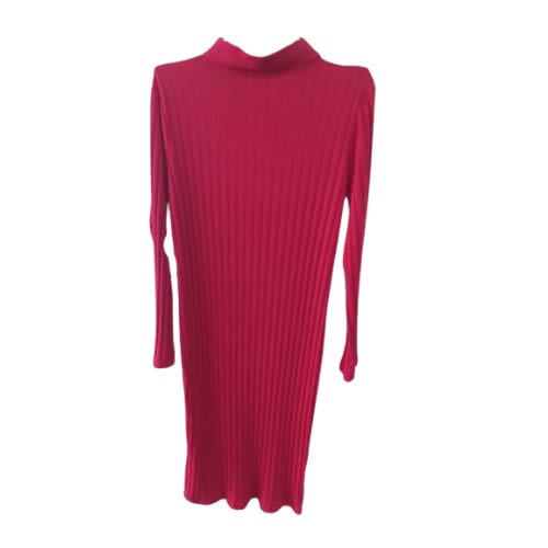 Pleated High neck Dress