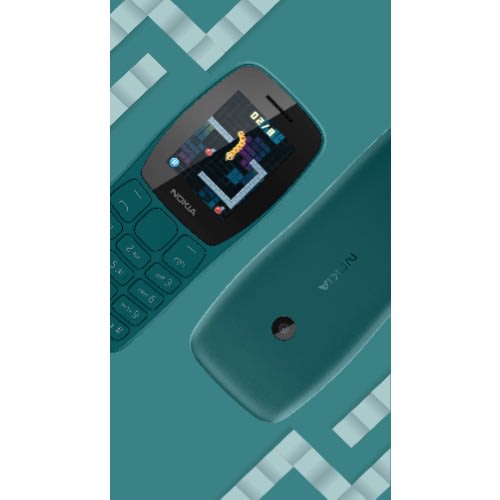 110 -Africa Edition - Dual Sim - 1.77" Display - Wireless Fm Radio - Games - Mp3 Music Player- Green