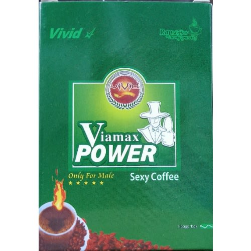 Viamax Power Sex Coffee For Prolonged Ejaculation - 5Pieces In a Box