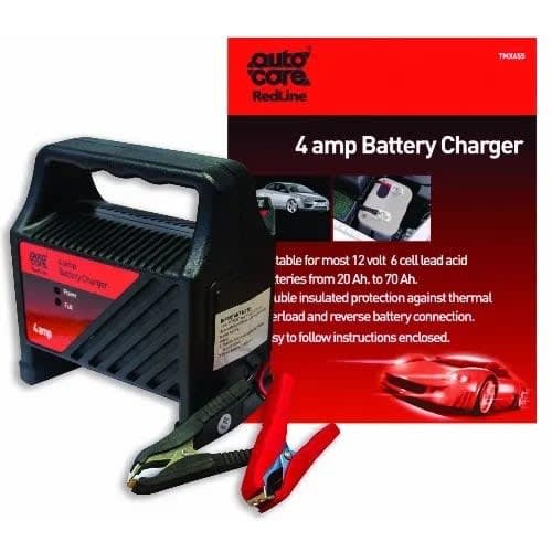 Portable Emergency 4 Amp Battery Charger For Cars