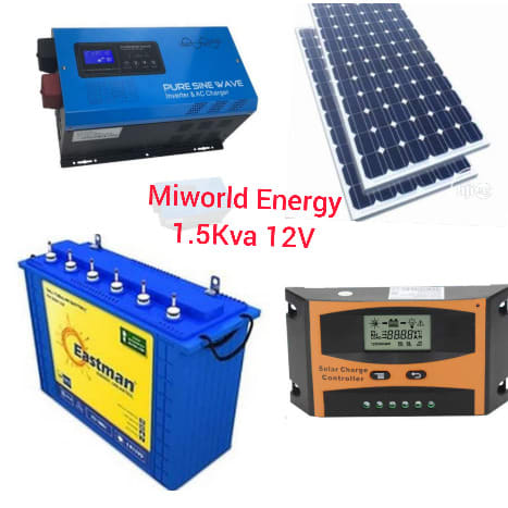 1.5kva 12v Inverter Solar Package