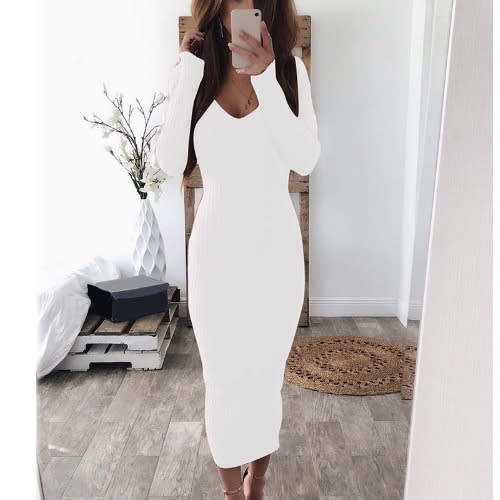 Long Sleeve Bodycon Dress