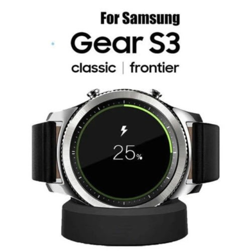 Wireless Charging Dock Charger Cradle For Samsung Gear S3 Smart Watch