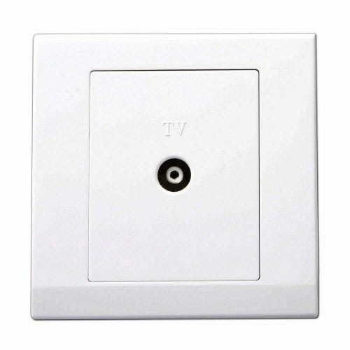 TV  Socket - White