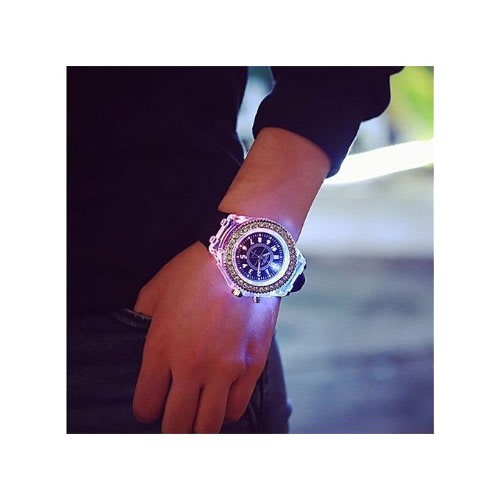 Waterproof Quartz Wrist Watch & Nail Bracelet