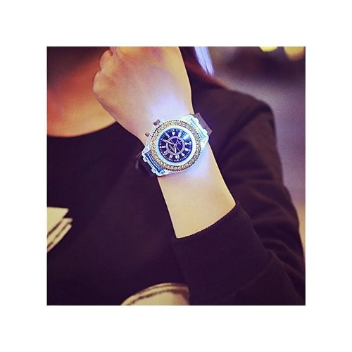 Waterproof Quartz Wrist Watch & Nail Bracelet