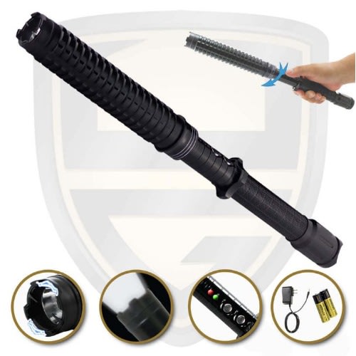 Baton Security Rechargeable Flashlight-3000mAh