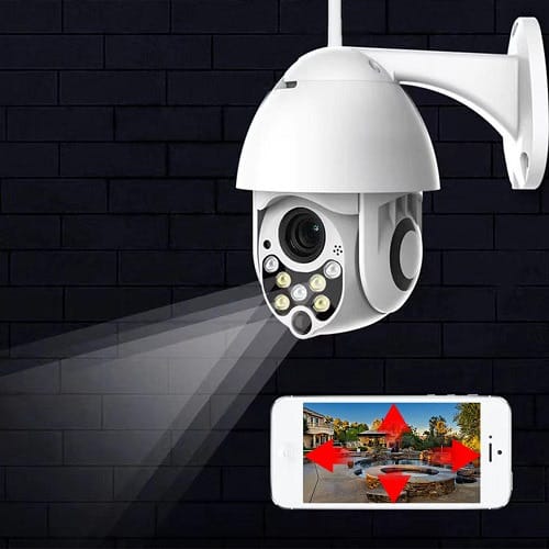 Outdoor - 4X Optical Zoom-WiFi Security Rotational IP Camera With Night Vision