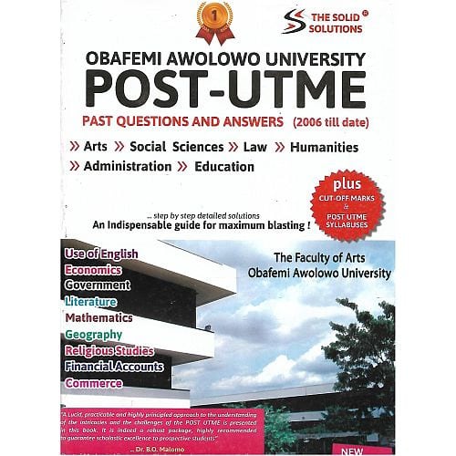 OAU POST - UME Past Question