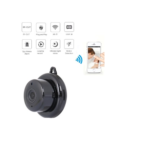 Wifi Smart Home Offices Security Ip Wireless Small Cctv Camera With 64gb Memory Card