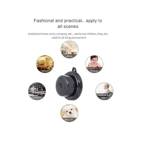 Wifi Smart Home Offices Security Ip Wireless Small Cctv Camera With 64gb Memory Card