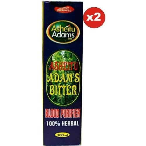 Asheitu Adam’s Bitters - Blood Purifier – 300ml x 2pcs