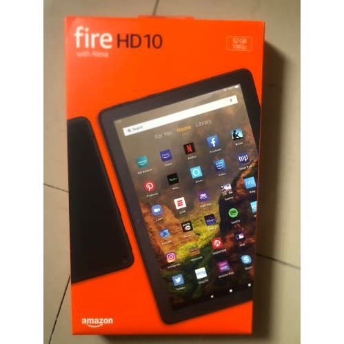 Fire Hd 10 Tablet 10.1" 32GB ROM 3GB RAM - Black - Latest Edition - 2021