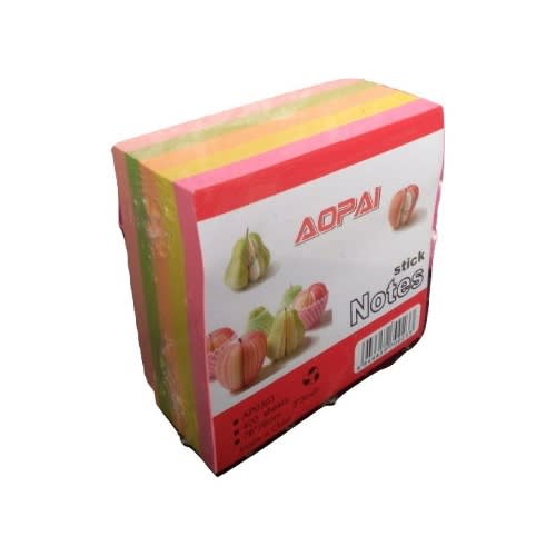 Stick Note Pads - 5 Colours