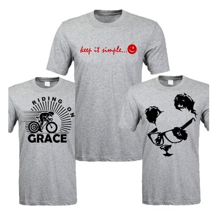 Cool Grey T-shirt Bundles (3-in-1) - Grey