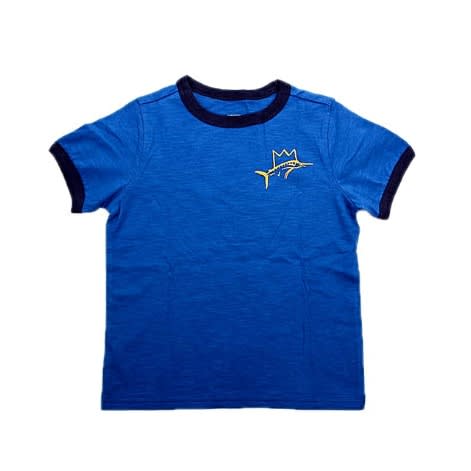 Crown And Ivory Front And Back Graphic Tshirt - Blue