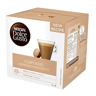 Dolce Gusto® Cortado 16 Capsules - 100.8g