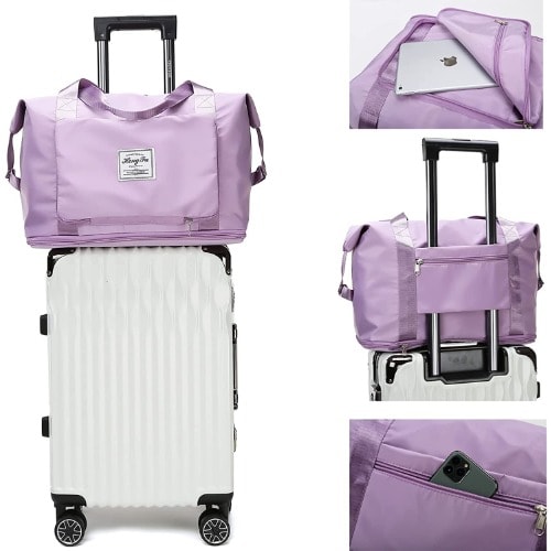 Foldable Travel Bag - Purple