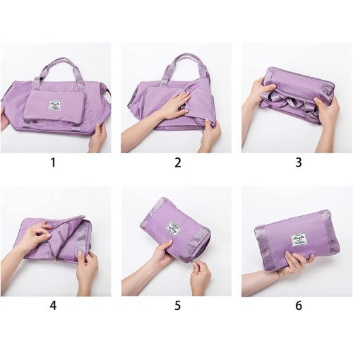 Foldable Travel Bag - Purple