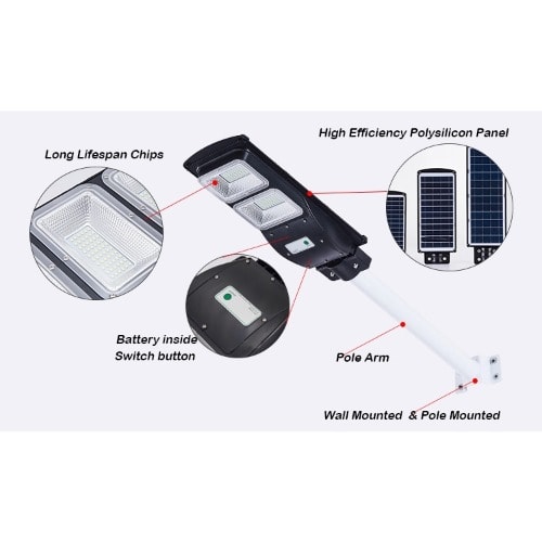 60watts Solar Led Street Light