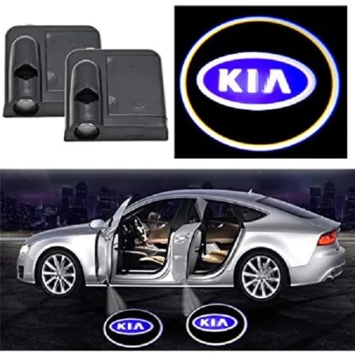 Logo Wireless Car Door Led Light For Kia Cars - 2 Pieces