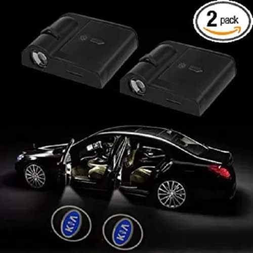 Logo Wireless Car Door Led Light For Kia Cars - 2 Pieces