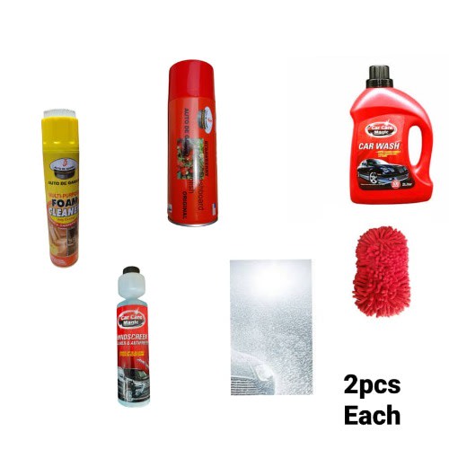 Foam Cleaner - Dash Board Polish - Windscreen- Car Wash -  Sponge