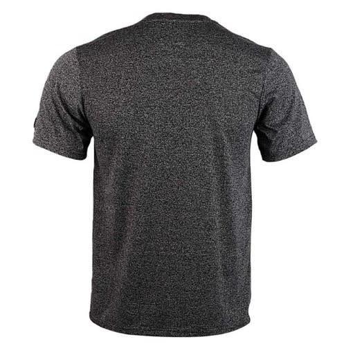 Men's Black Marled Print T-shirt