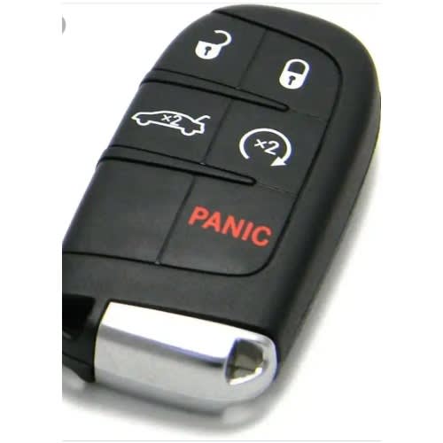 Six Button Chrysler Key Shell