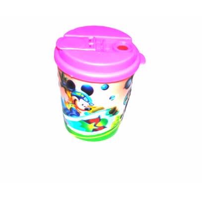 Kids Disney Straw Tea Cup - Pink