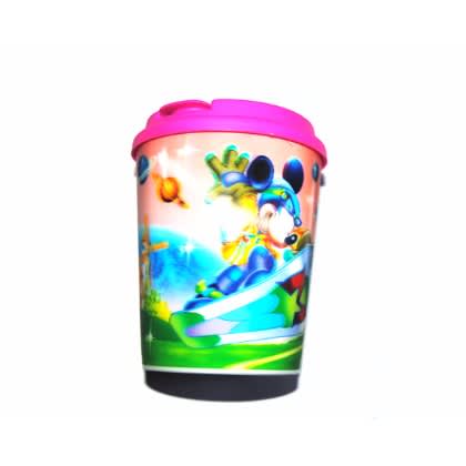 Kids Disney Straw Tea Cup - Pink
