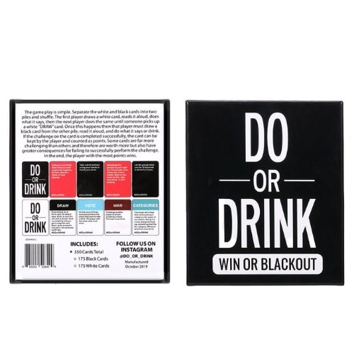Do Or Drink Card Game For Adults Games Dare Or Shots