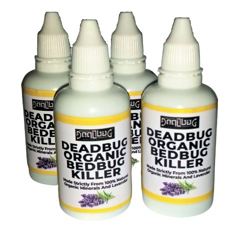 Deadbug Organic Bedbug Killer- 50ml X 4 Pieces