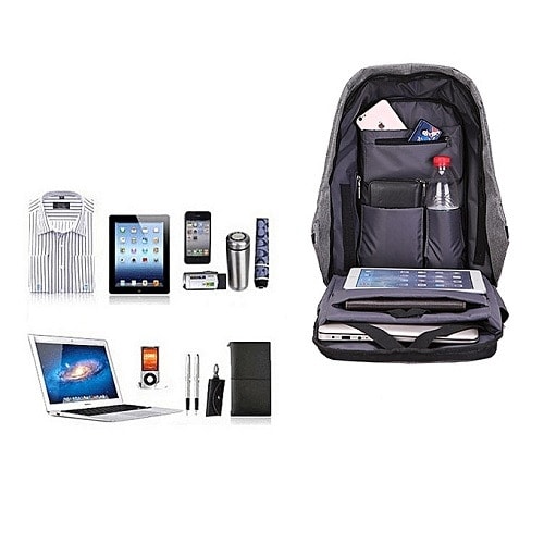 Multi-function  Travel Anti-theft Security Backpack With External USB Charging Interface