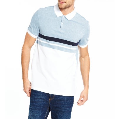 Multi Coloured Cotton Polo
