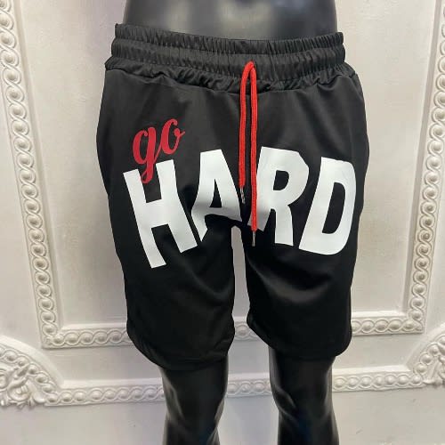 Massive Aff Go Hard Or Go Home Short Black