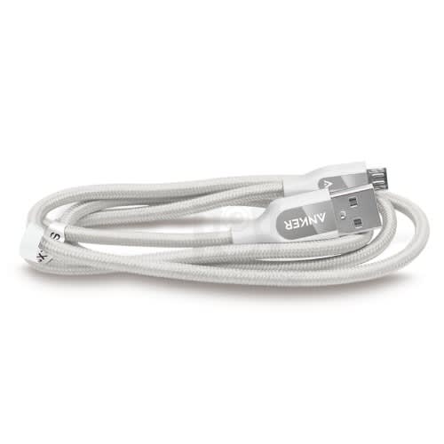 Powerline+ Micro USB Cable - 6ft/1.8m -White