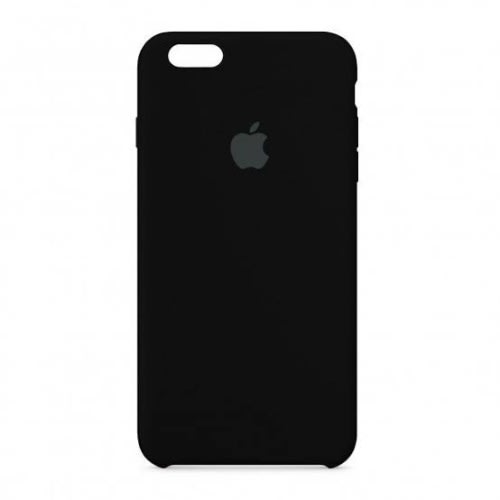 Silicone Back Cover For iPhone 6- 6s - Black