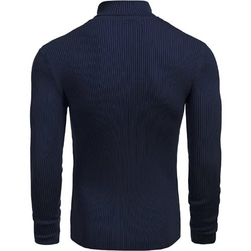 Men Turtleneck Long Sleeve T-shirt