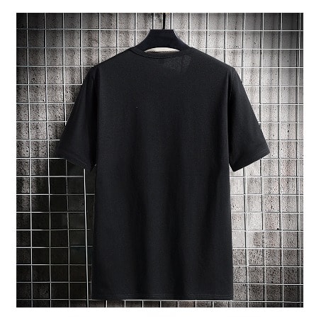 Casual Short Sleeve T-shirt - Black