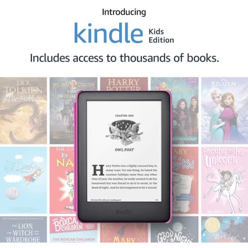 Kids Edition, A Kindle Designed For Kids, With Parental Controls - Pink Cover