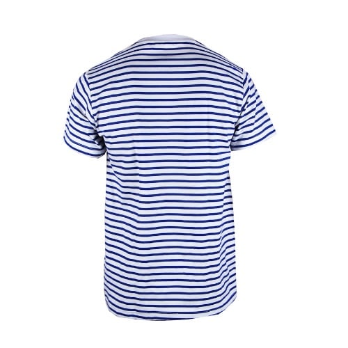 Stripped Tee Shirt - Blue & White